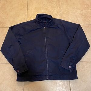 Lacoste blue zip up jacket